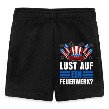 Pyrotechniker LUST AUF EIN FEUERWERK? Lustiges - Baby Shorts - Schwarz - Vorne