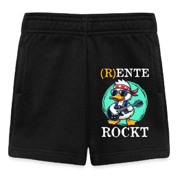 R ENTE ROCKT Lustiges Ruhestand Rentner - Baby Shorts - Schwarz - Vorne