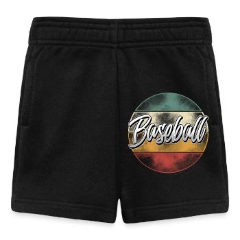 Baseball - Baby Shorts - Schwarz - Vorne