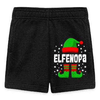 ELFEN OPA Lustiges Großvater Weihnachten Opi - Baby Shorts - Schwarz - Vorne