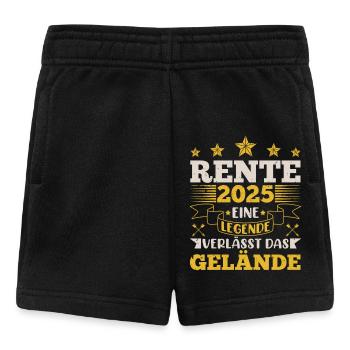 RENTE 2025 EINE LEGENDE VERLÄSST DAS GELÄNDE - Baby Shorts - Schwarz - Vorne