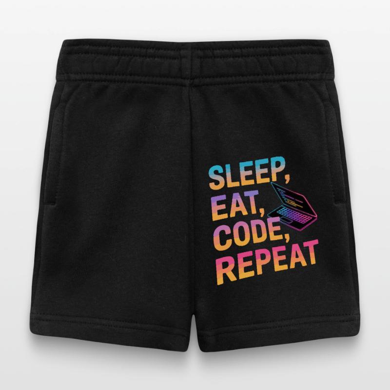 Dormir, manger, coder, répéter Short Bébé