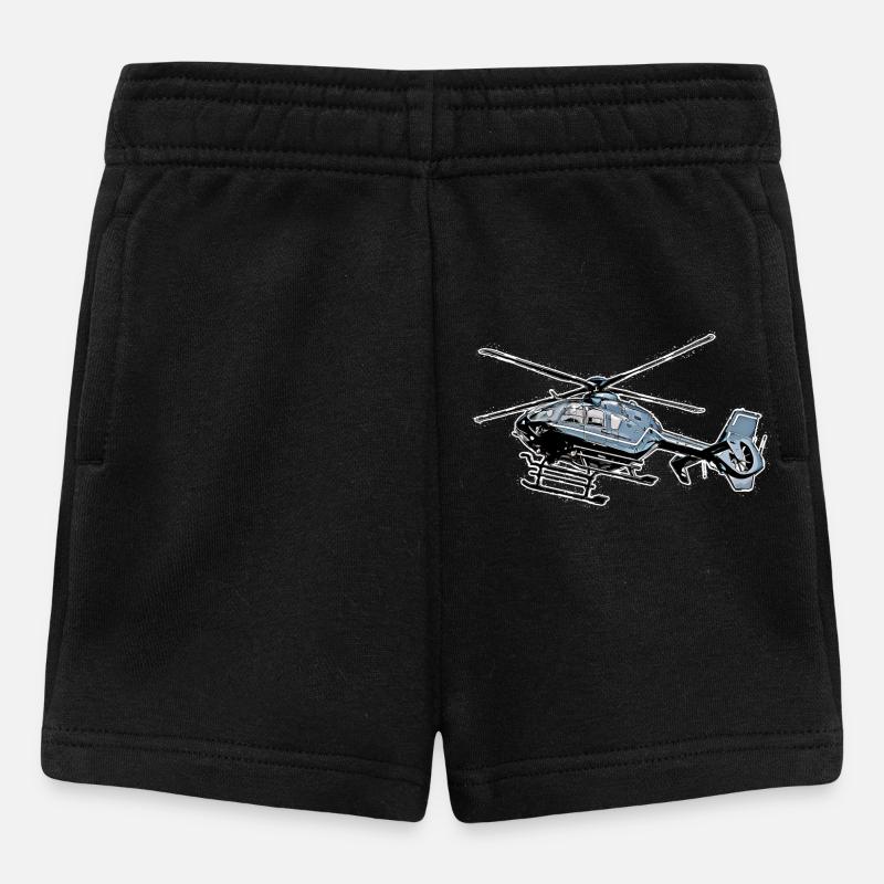 Hélicoptère - Short Bébé - noir
