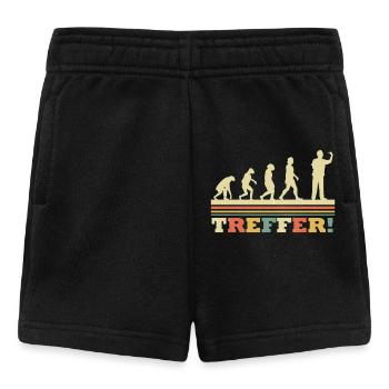 Dartspieler TREFFER Lustiges Darts Versager Darts - Baby Shorts - Schwarz - Vorne