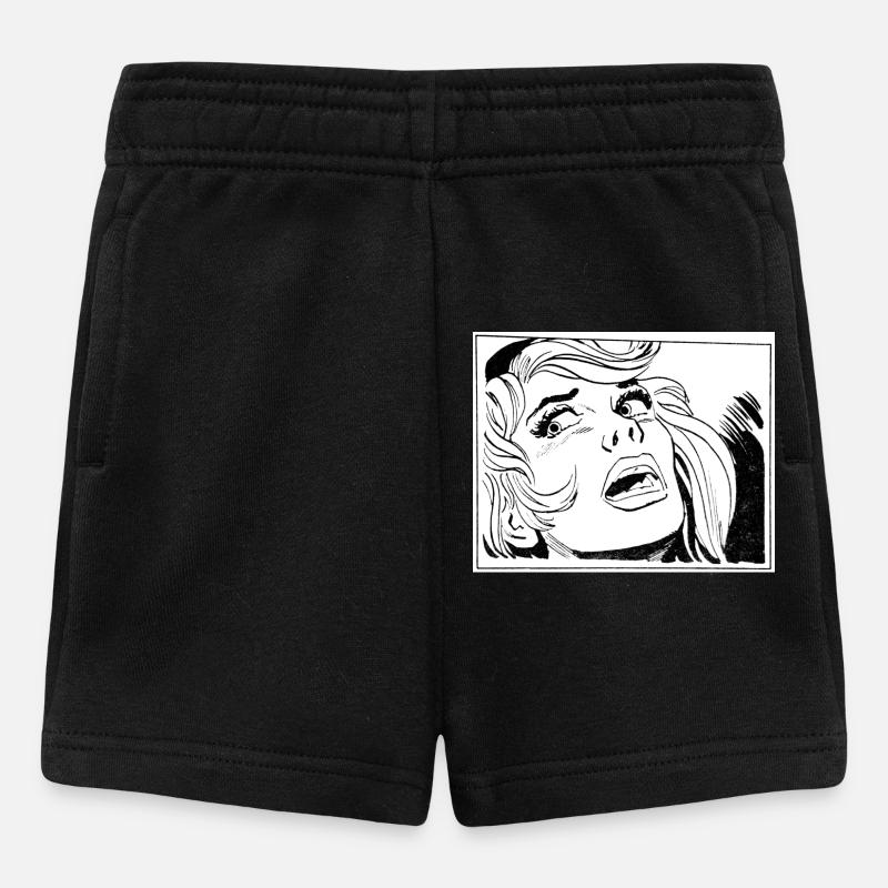 34 Fille - Short Bébé - noir