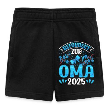 Großmutter BEFÖRDERT ZUR OMA 2025 Omi Rente - Baby Shorts - Schwarz - Vorne