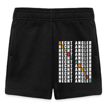 Angeln Hobby HECHT ANGLER Outfit Geburtstag - Baby Shorts - Schwarz - Vorne