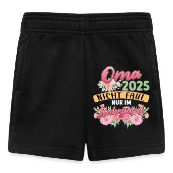 OMA 2025 NICHT FAUL NUR IM RUHESTAND Lustiges - Baby Shorts - Schwarz - Vorne