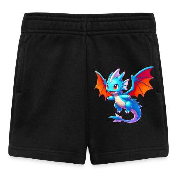 Drache - Baby Shorts - Schwarz - Vorne
