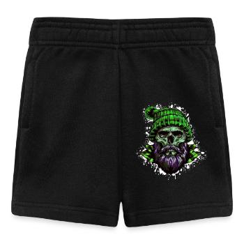 Holzfäller Totenkopf - Baby Shorts - Schwarz - Vorne