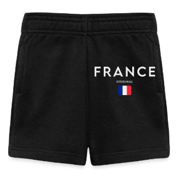 Flag of France, French pride - Baby Shorts - black - Front