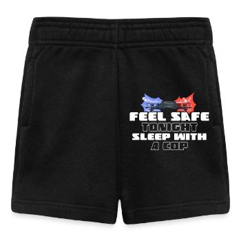Sentez-vous en sécurité ce soir, dormez avec un - Short Bébé - noir - Devant