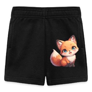 Füchse Fuchs - Baby Shorts - Schwarz - Vorne