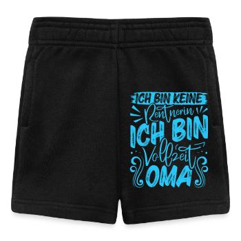 Großmutter BIN KEINE RENTNERIN BIN VOLLZEIT OMA - Baby Shorts - Schwarz - Vorne