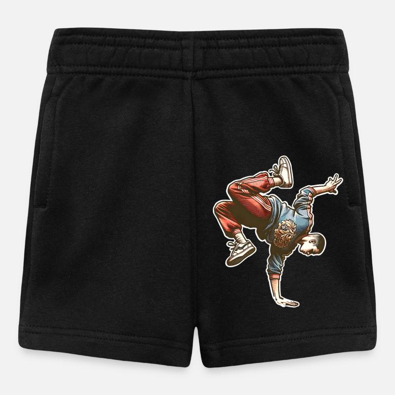 Breakdance - Baby Shorts - Schwarz