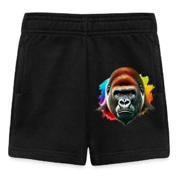 Gorilla - Baby Shorts - Schwarz - Vorne