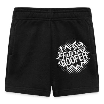 Roofer Future Roofer - Baby Shorts - black - Front