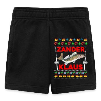 Lustiges Angler Outfit Weihnachten - Baby Shorts - Schwarz - Vorne