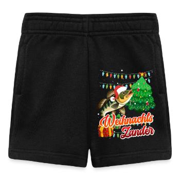 WEIHNACHTS ZANDER Lustiges Angler Outfit - Baby Shorts - Schwarz - Vorne