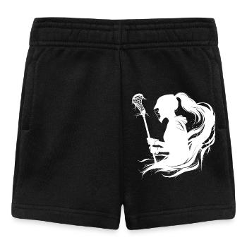 Lacrosse player - Baby Shorts - black - Front