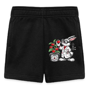 Tomate scientifique science lapin cadeau - Short Bébé - noir - Devant