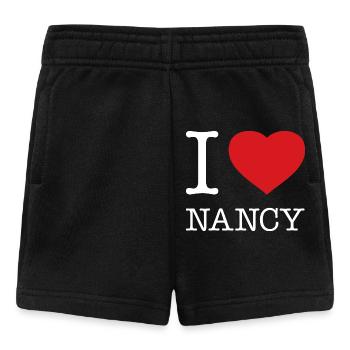 I LOVE NANCY - Baby Shorts - Schwarz - Vorne