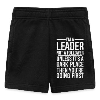 I'm a leader not a follower funny shirt - Baby Shorts - Schwarz - Vorne