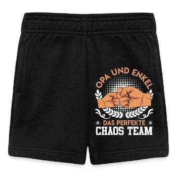 OPA UND ENKEL DAS PERFEKTE CHAOS TEAM Lustiges - Baby Shorts - Schwarz - Vorne