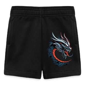 Dragon Mythical Creature Dragon Lover Fire Dragon - Baby Shorts - black - Front
