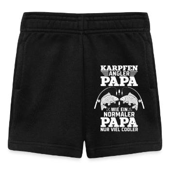 KARPFEN ANGLER PAPA WIE EIN NORMALER PAPA Lustiges - Baby Shorts - Schwarz - Vorne