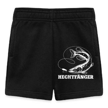 HECHT FÄNGER Lustiges Hecht Angeln Hobby Angler - Baby Shorts - Schwarz - Vorne
