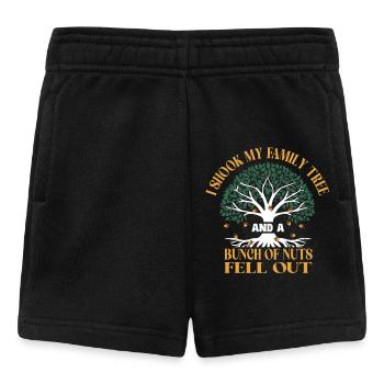 Ich Schüttelte Mein Stammbaum Und Viele Verrückte - Baby Shorts - Schwarz - Vorne