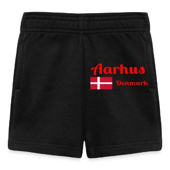 Aarhus, Danemark - Imprimés élégants - Short Bébé - noir - Devant
