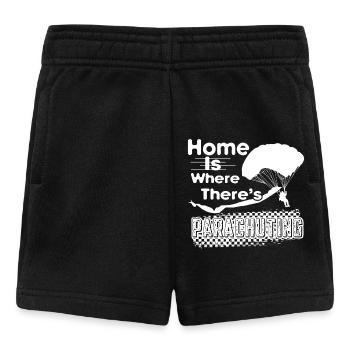 Home is where there's Parachuting - Baby Shorts - black - Front
