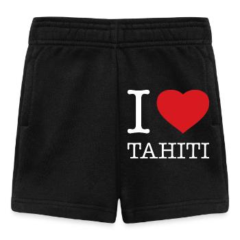 I LOVE TAHITI - Baby Shorts - black - Front