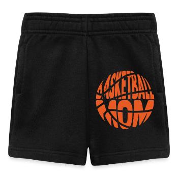 maman basketteuse - Short Bébé - noir - Devant