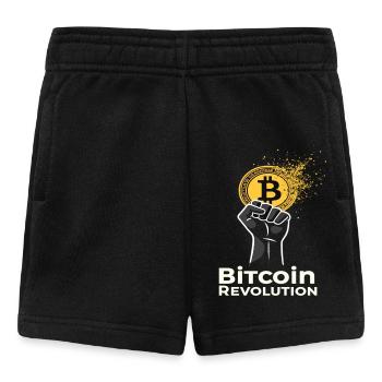 Révolution Bitcoin - Short Bébé - noir - Devant