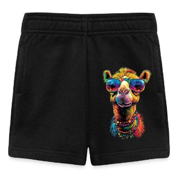 Chameau Dromadaire Camel de Bactriane Cadeau Chameaux - Short Bébé - noir - Devant