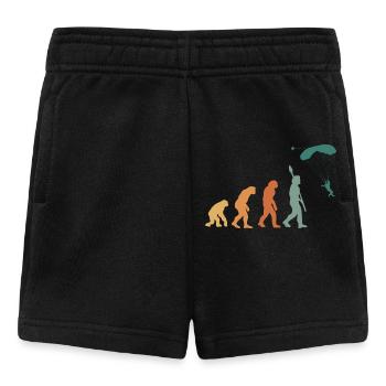 Evolution Retro Gleitschirmfliegen - Baby Shorts - Schwarz - Vorne