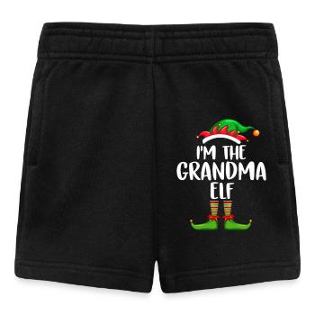 Je suis la grand-mère elfe chemise assortie famille - Short Bébé - noir - Devant