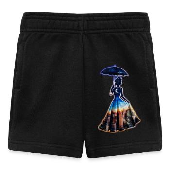 Fille de la ville - Stadt Mädchen - Short Bébé - noir - Devant