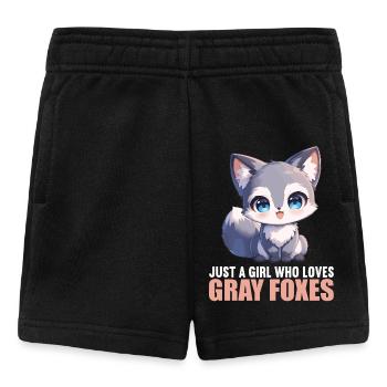 Renards gris Renard gris - Short Bébé - noir - Devant