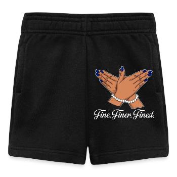 Fine, Finer, Fin, Elegant Hands - Short Bébé - noir - Devant