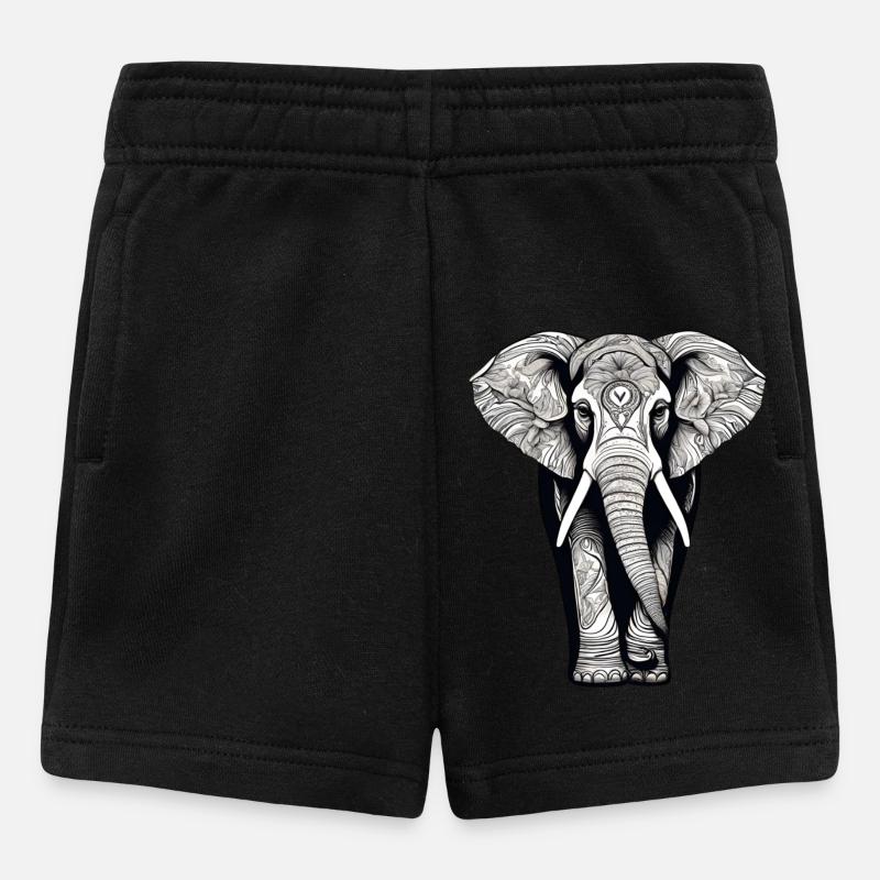 Elephant - Baby Shorts - Schwarz