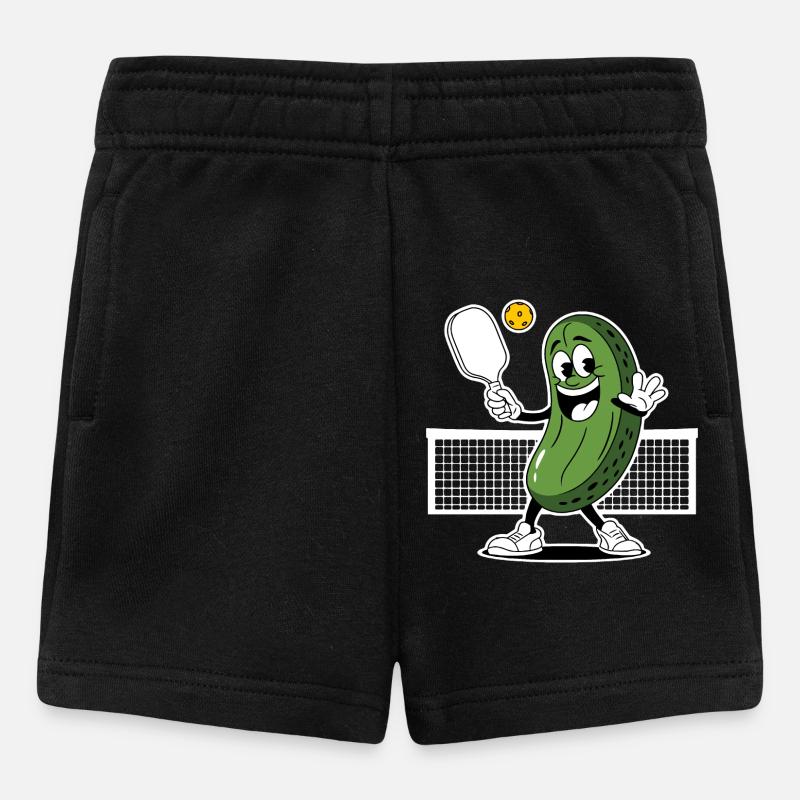Joueur de pickleball Dill With It - Short Bébé - noir