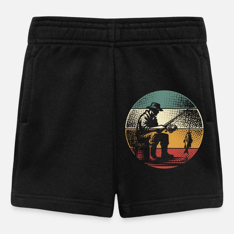 Pêche Pêcheurs Pêche - Short Bébé - noir