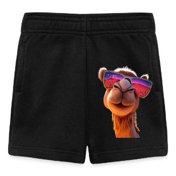 Chameau Dromadaire Camel de Bactriane Cadeau Chameaux - Short Bébé - noir - Devant
