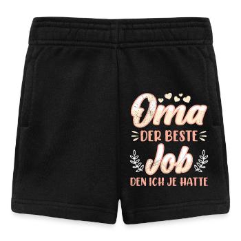 OMA DER BESTE JOB DEN ICH JE HATTE Lustiges - Baby Shorts - Schwarz - Vorne