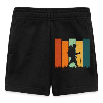 Retro Hiking - Baby Shorts - black - Front