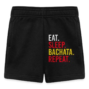 Eat Sleep Bachata Repeat Sensual Dance - Baby Shorts - black - Front